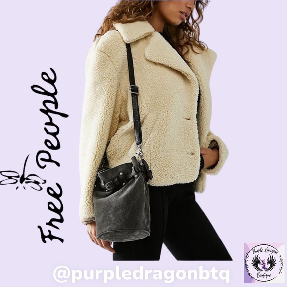 Free People Handbags - 🆕 NWT FREE PEOPLE SOREN SUEDE BUCKET BAG 🚨FINAL PRICE 🚨 PRICE FIRM🚨